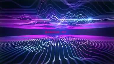音乐音频频谱波形波浪立体效果可视化AE视频的预览图